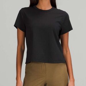 New Lululemon Classic-Fit Cotton-Blend T-Shirt - Black - NWT